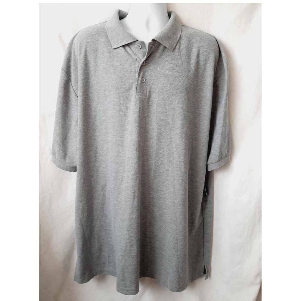 Blu Rock New York Polo Shirt Men's Grey 4-5 XL NWT